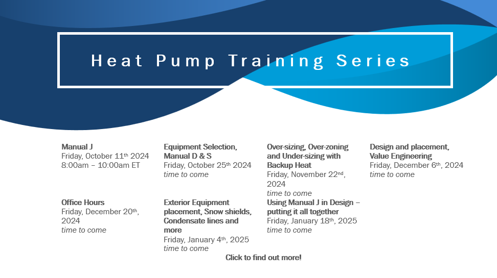 NYSERDA Single Family Programs Update
NYSERDA Program Contractors Heat Pump Training Series
New Multifamily Contractor Application Training Webinar
MyEnergy Portal Training Sessions
Appliance Project Reminders
Project Photo Requirements Update - Revised
GJGNY Residential Financing – Renewable Tax Credit Bridge Loans